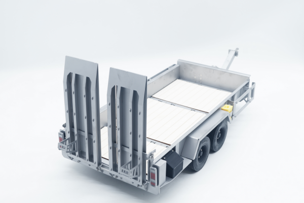 FM Tandem Tieflader mit Rampen 1:14